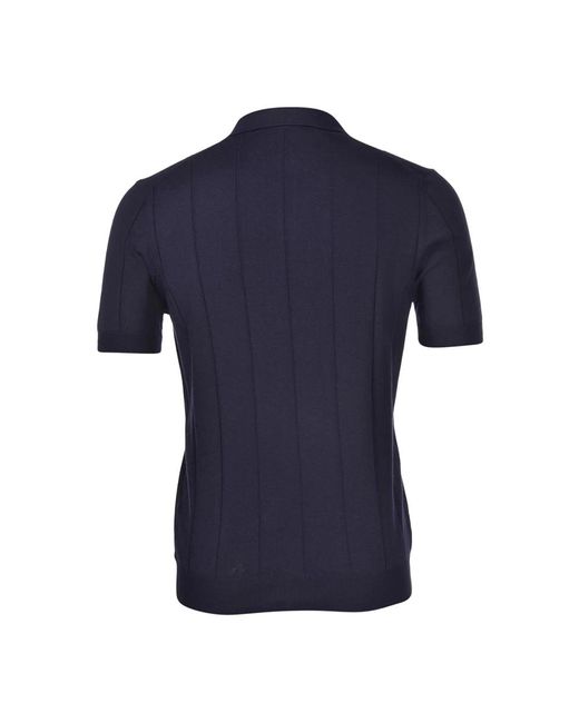 Paolo Fiorillo Blue Polo Shirts for men