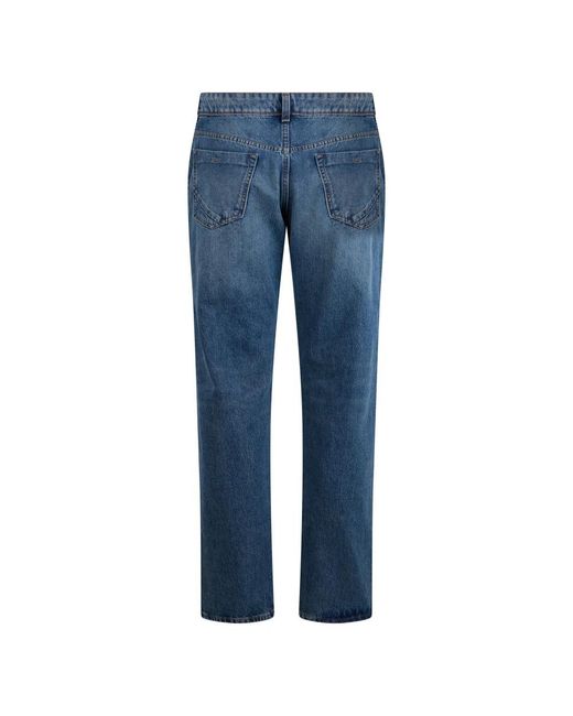 Slowear Blue Straight Fit Jeans for men