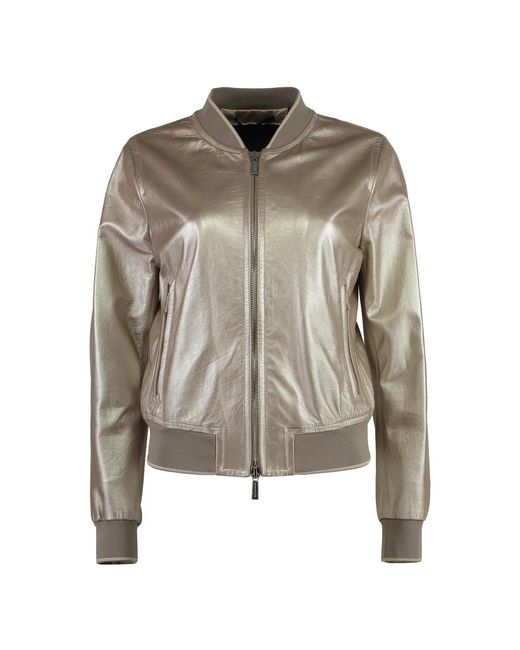 Leather Jackets Moorer en coloris Brown