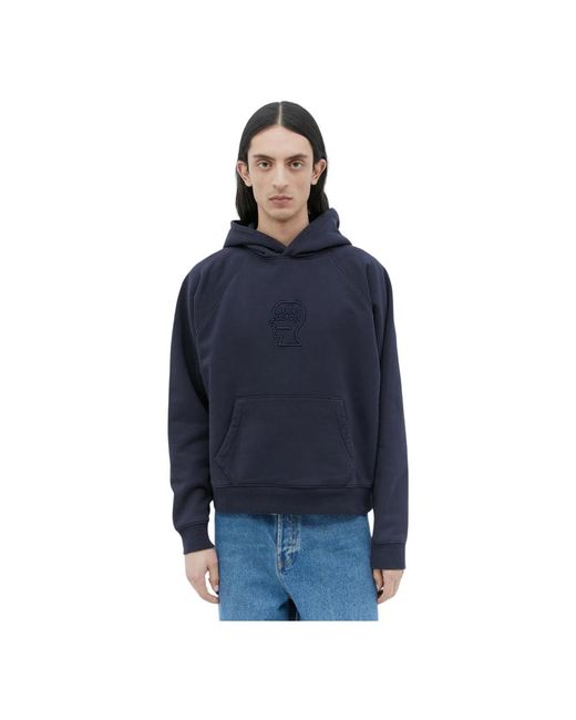 Hoodies di Brain Dead in Blue da Uomo