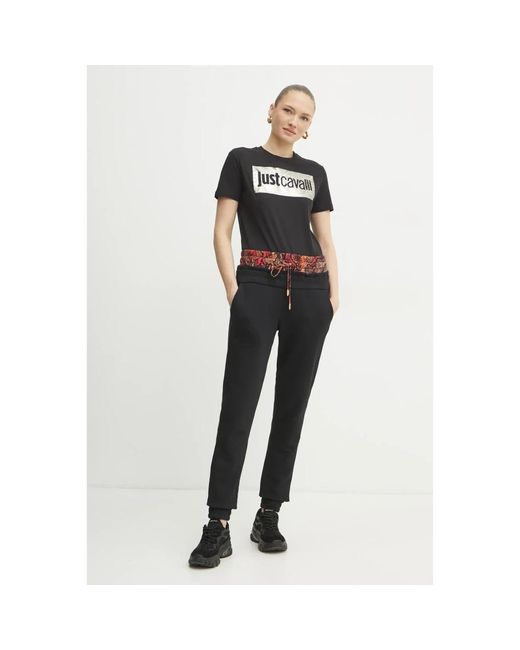 Just Cavalli Sweatpants in het Black