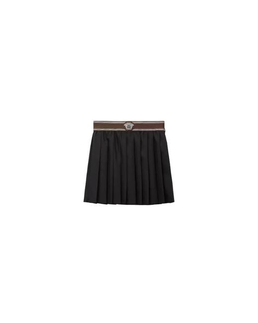 Versace Black Short Skirts