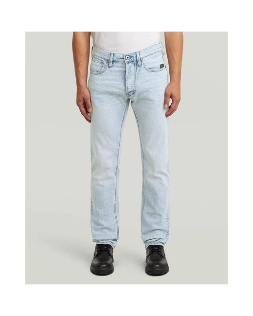 G-Star Blue Straight Jeans for men