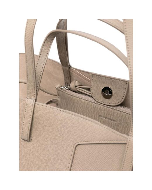 Emporio Armani Gray Shopping Bags