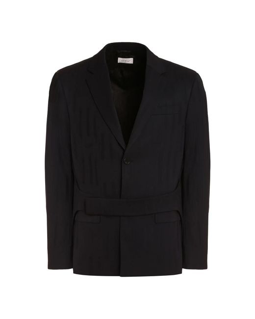 Off-White c/o Virgil Abloh Black Blazers for men