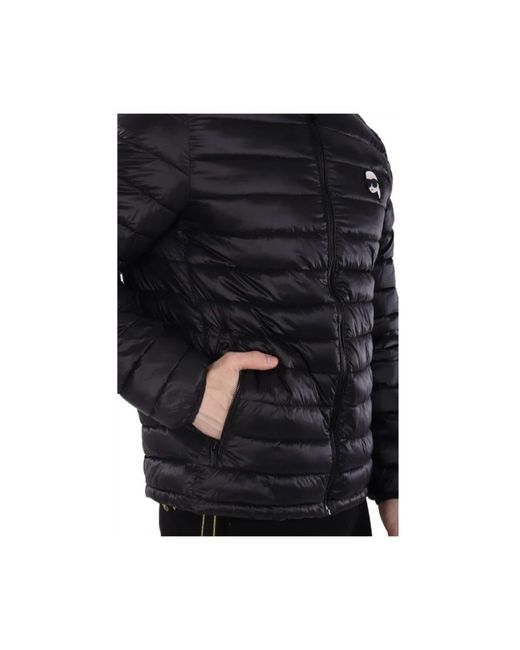 Karl Lagerfeld Black Winter Jackets for men