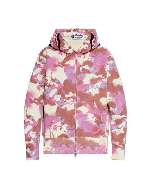 A Bathing Ape Pink Kapuzenpullover