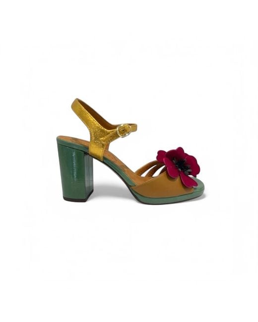 Chie Mihara Multicolor Blumensandalen