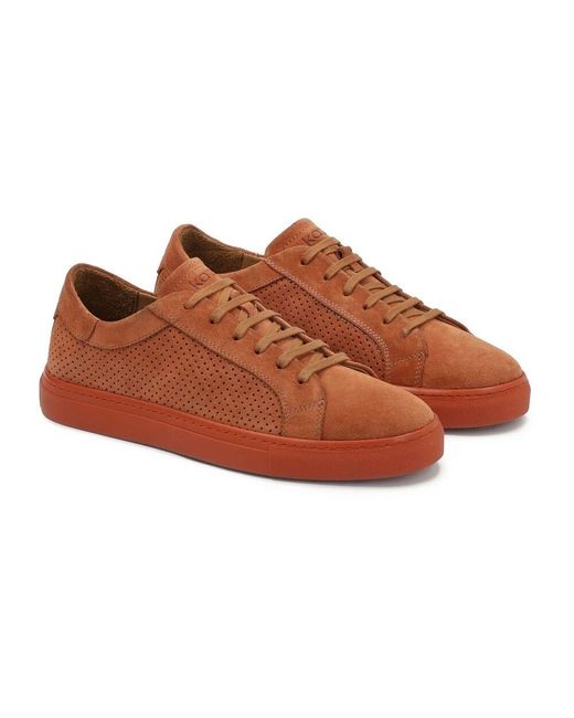 Kazar Luftige Wildleder-Sneaker Mit Offener Struktur in Brown für Herren
