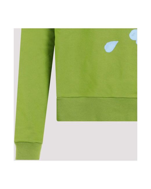 Marni Grüner baumwoll-sweatshirt ss24 in Green für Herren