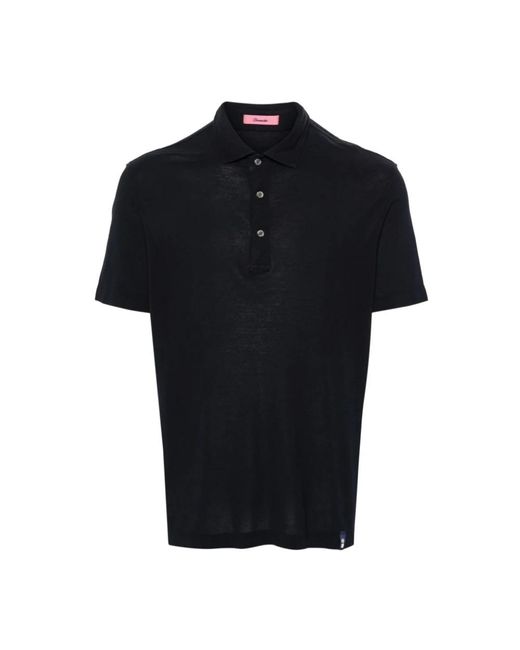 Drumohr Black Polo Shirts for men