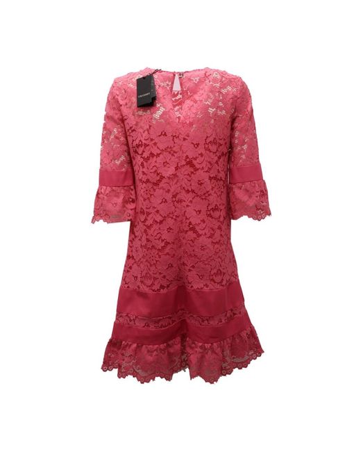 Twinset Red Short Dresses