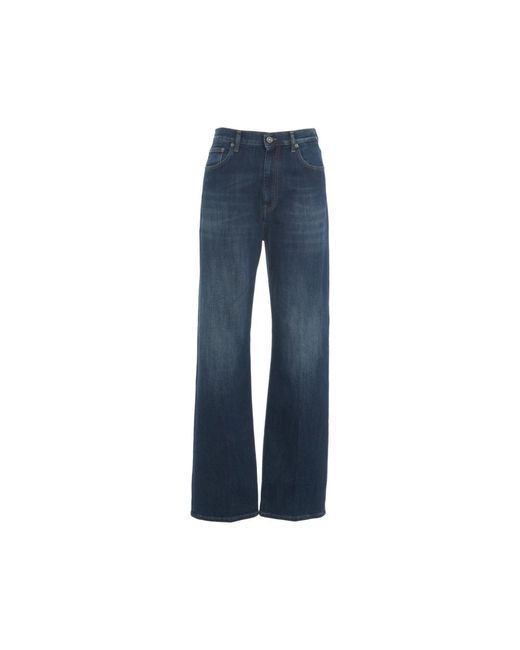 Dondup Blue Straight Fit Jeans