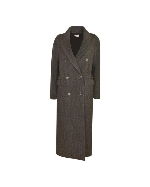 Double-Breasted Coats P.A.R.O.S.H. de color Gray