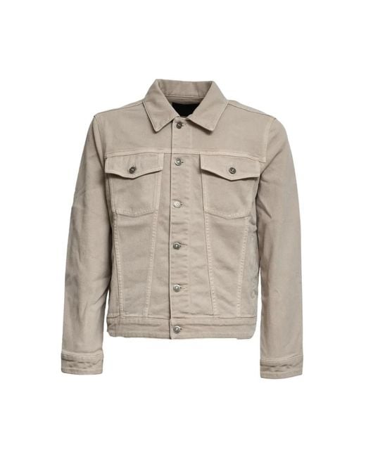 Dondup Gray Denim Jackets for men