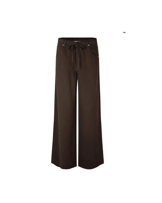 Second Female Irvine Denim Jeans in het Brown