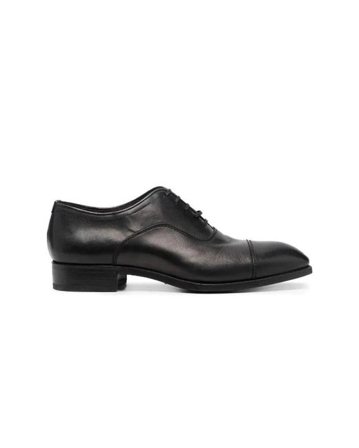 Lidfort Black Business Shoes for men