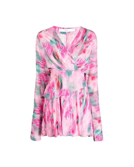 IRO Kleedjes ,Roze ,Midi Kleedjes in het Pink