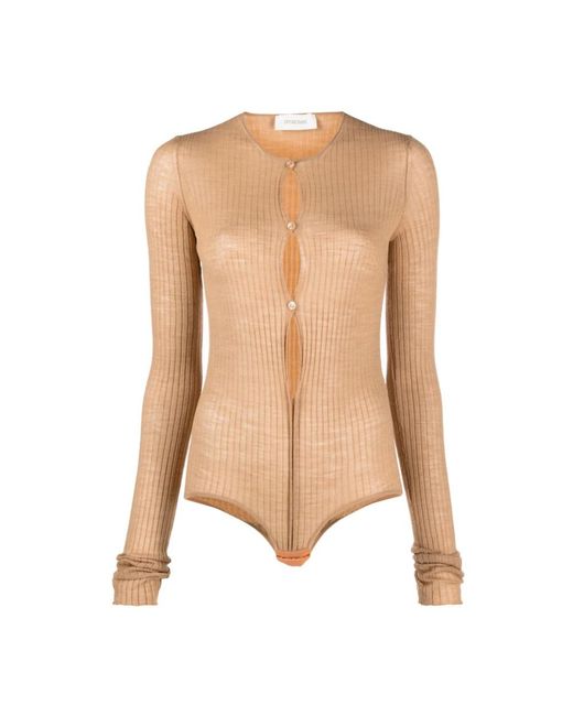 Sportmax Tops ,Body in het Natural