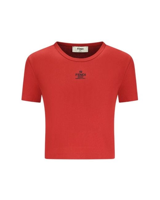 Fendi Red T-Shirts