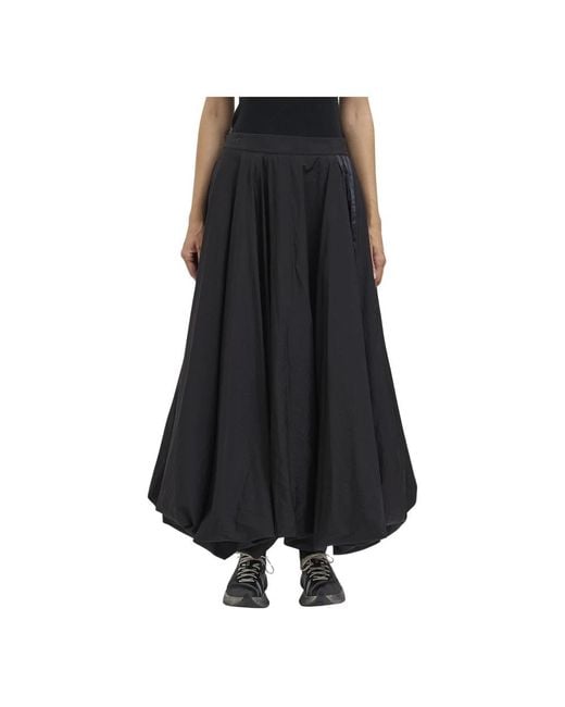 Y-3 Gradient 3-Stripes Balloon Rok in het Black