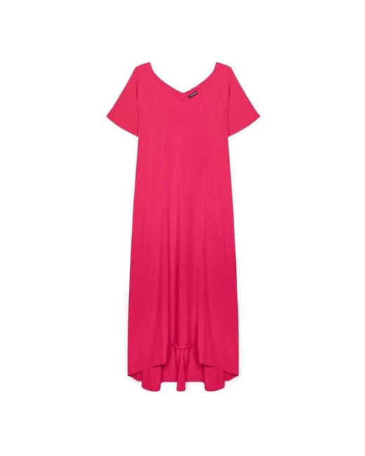 Midi Dresses di FIORELLA RUBINO in Pink