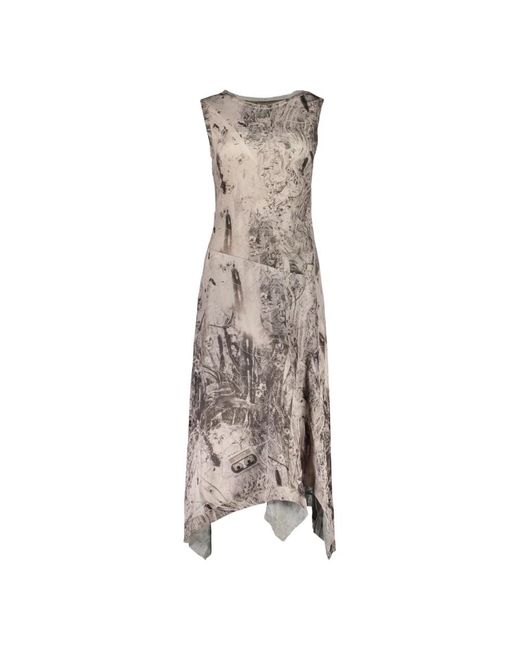Desigual Brown Midi Dresses