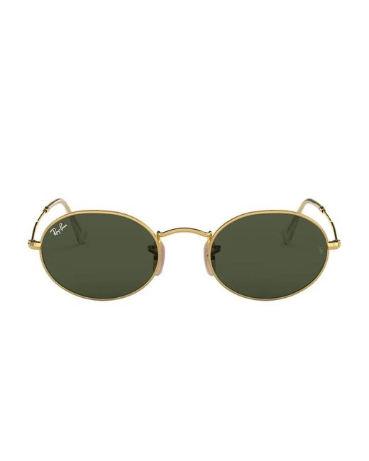 Ray-Ban Green Ovale Sonnenbrille