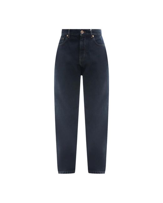 Versace Blue Loose Fit Jeans for men