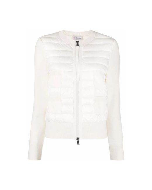 Moncler White Winter Jackets