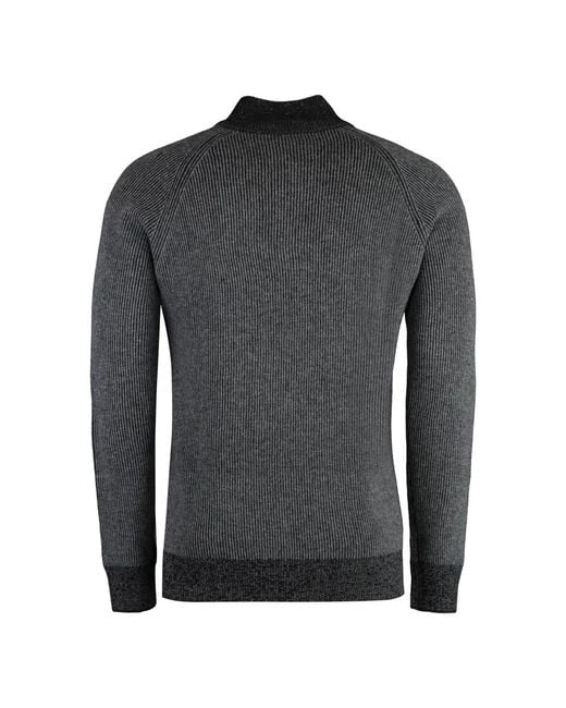 Moorer Gray Turtlenecks for men