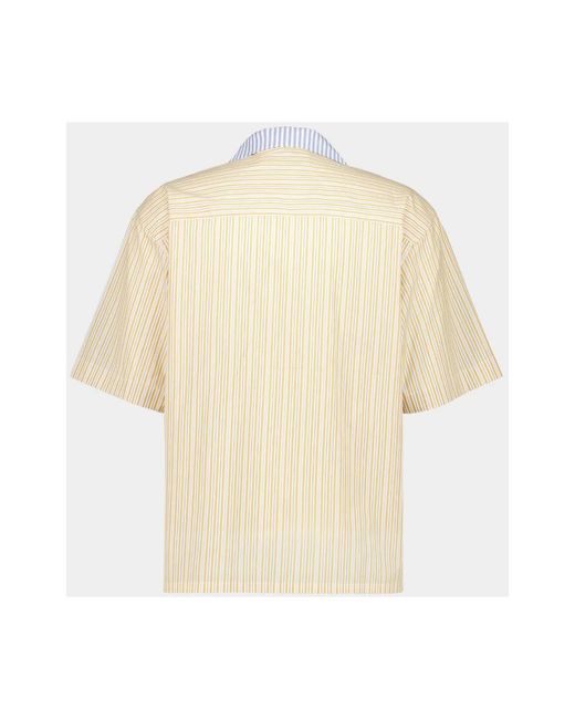 Marni Natural Short Sleeve Shirts for men
