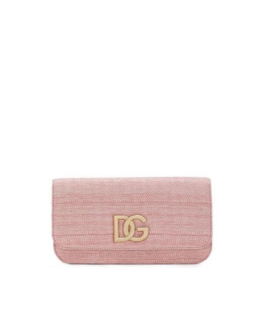 Dolce & Gabbana Pink Clutches