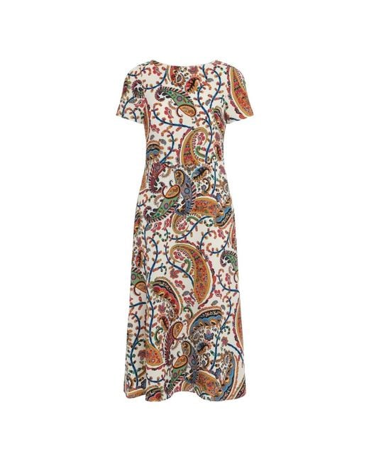 Etro Natural Midi Dresses
