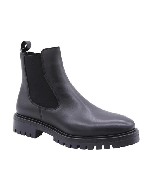 Alpe Black Chelsea Boots