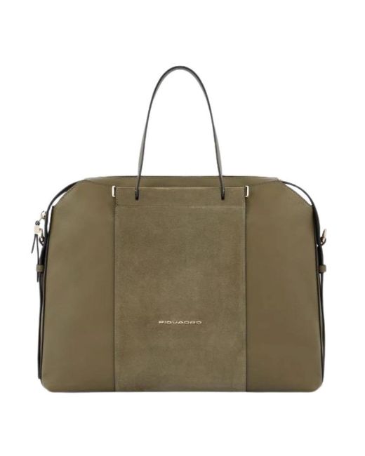 Piquadro Green Handbags
