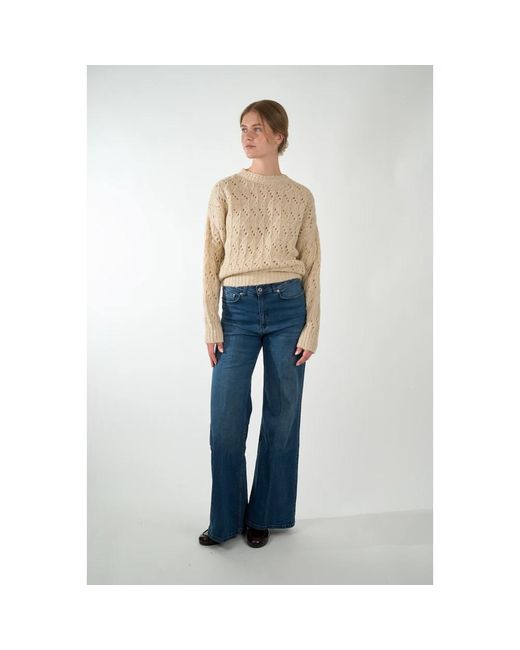 Ottod'Ame Rondgebreide Kleding in het Natural