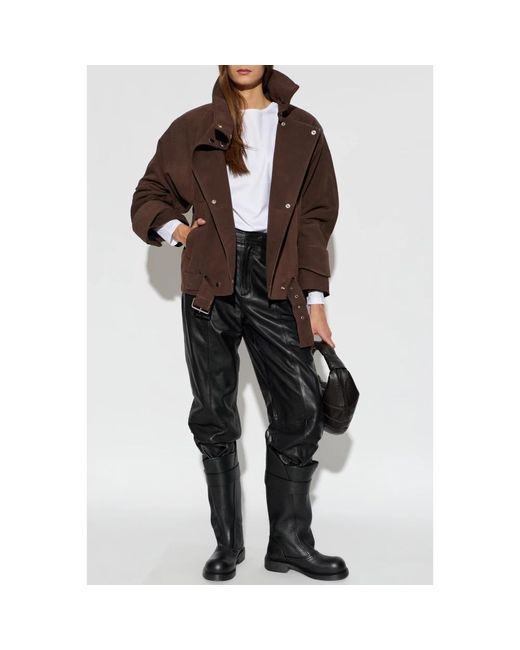 Leather Jackets IRO de color Brown