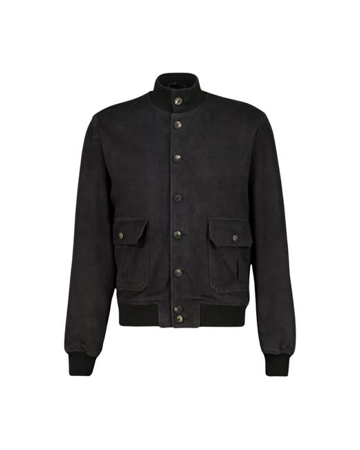 Frescobol Carioca Vincente Bomber Jacket in het Black voor heren