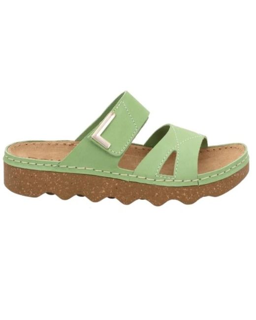 Rohde Schoenen ,Groen ,Groene Damessandaal in het Green