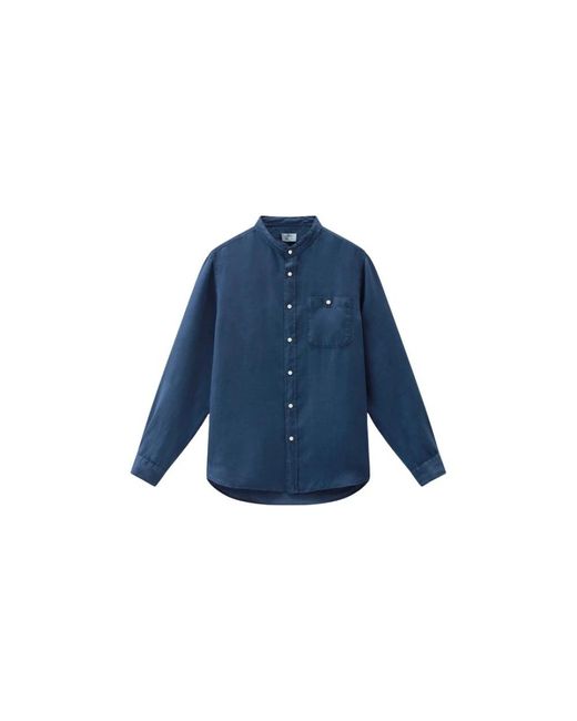 Woolrich Blue Casual Shirts for men