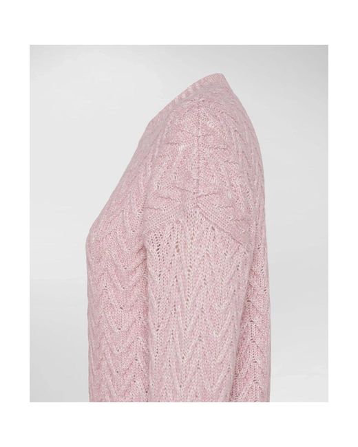 Peuterey Pink Round-Neck Knitwear