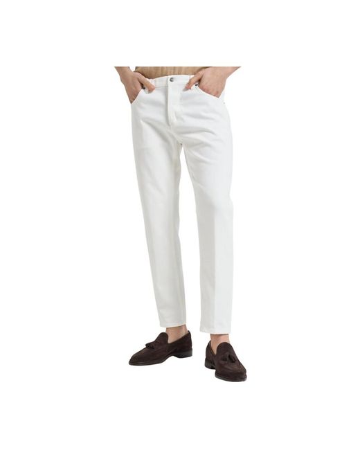 Dondup Gray Cropped Trousers for men