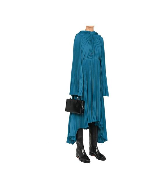 Balenciaga Blue Midi Dresses