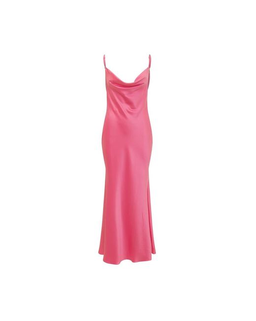 ACTUALEE Pink Maxi Dresses