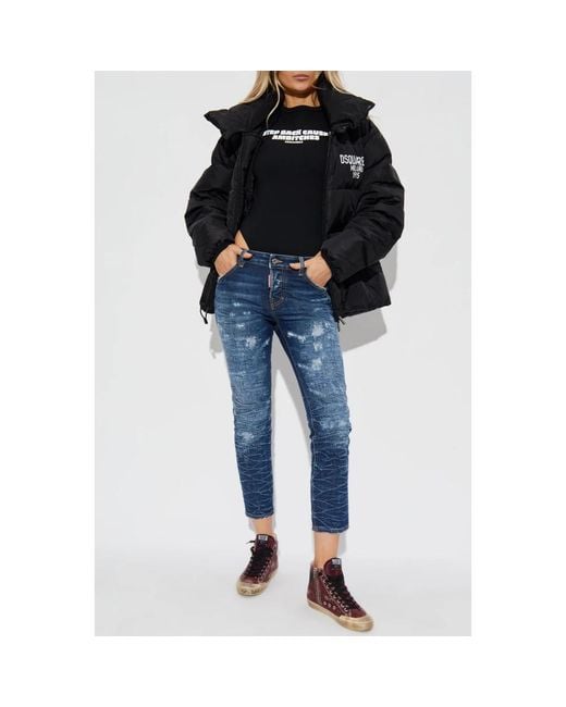 DSquared² Black Down Jackets