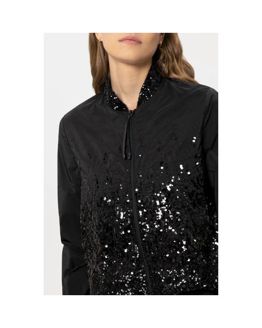 Luisa Cerano Jassen ,Zwart ,Light Jacket in het Black