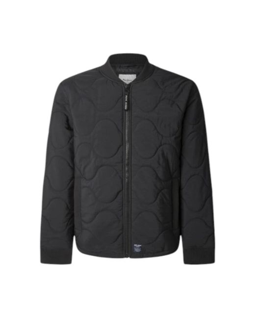 Pepe Jeans Black Light Jackets for men