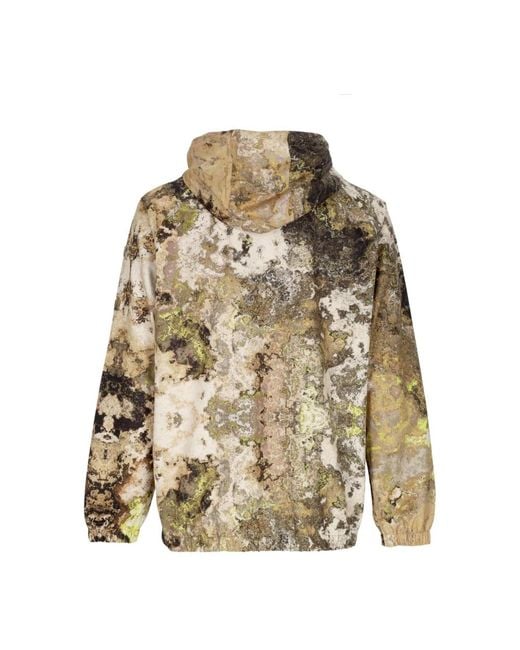 DOLLY NOIRE Jassen ,Veelkleurig ,Polyester Woestijnchemische Windjack in het Green voor heren