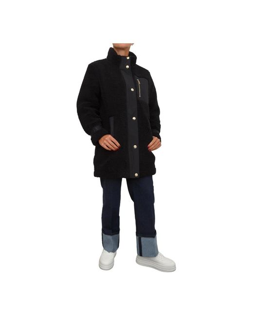 Liu Jo Black Single-Breasted Coats